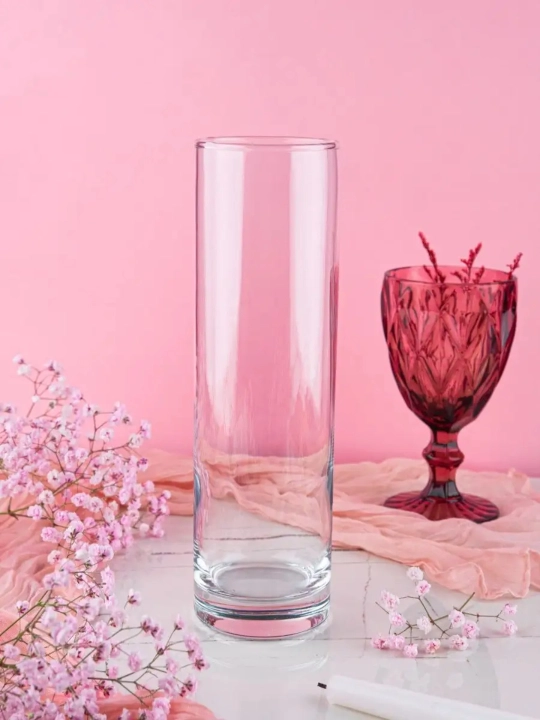 Pasabahce Flora shisha guldoni, 26.5 sm, 1 l, shaffof, quruq gullar va guldastalar uchun mo‘ljallangan