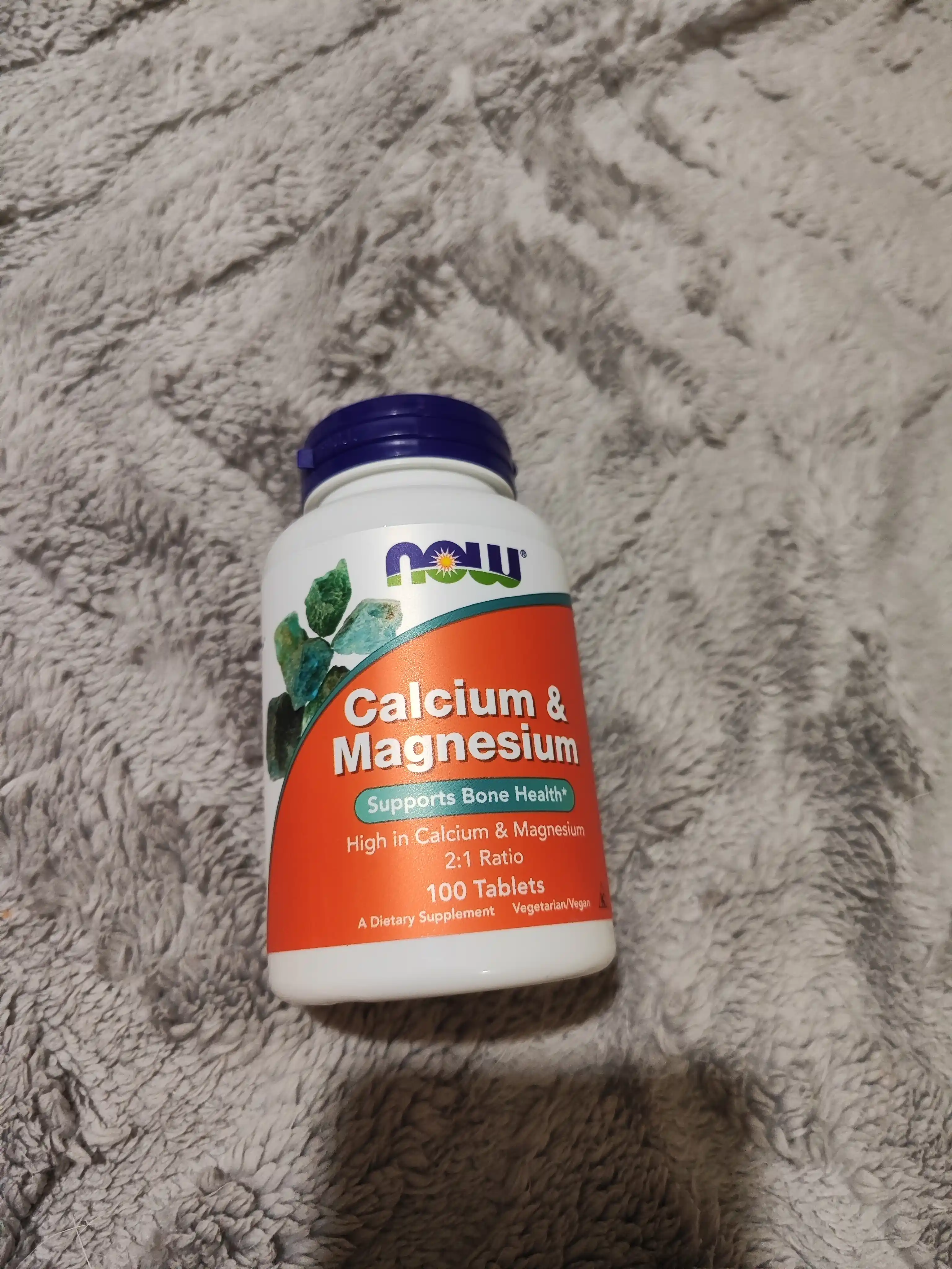 NOW Foods, Kalsiy va Magniy, tabletkalarda