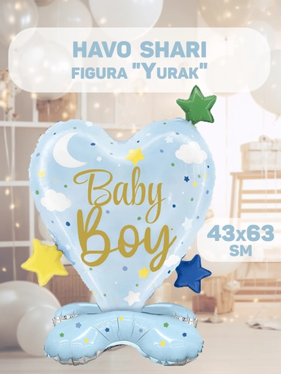 Фольгированные воздушные шары, объемные фигуры
