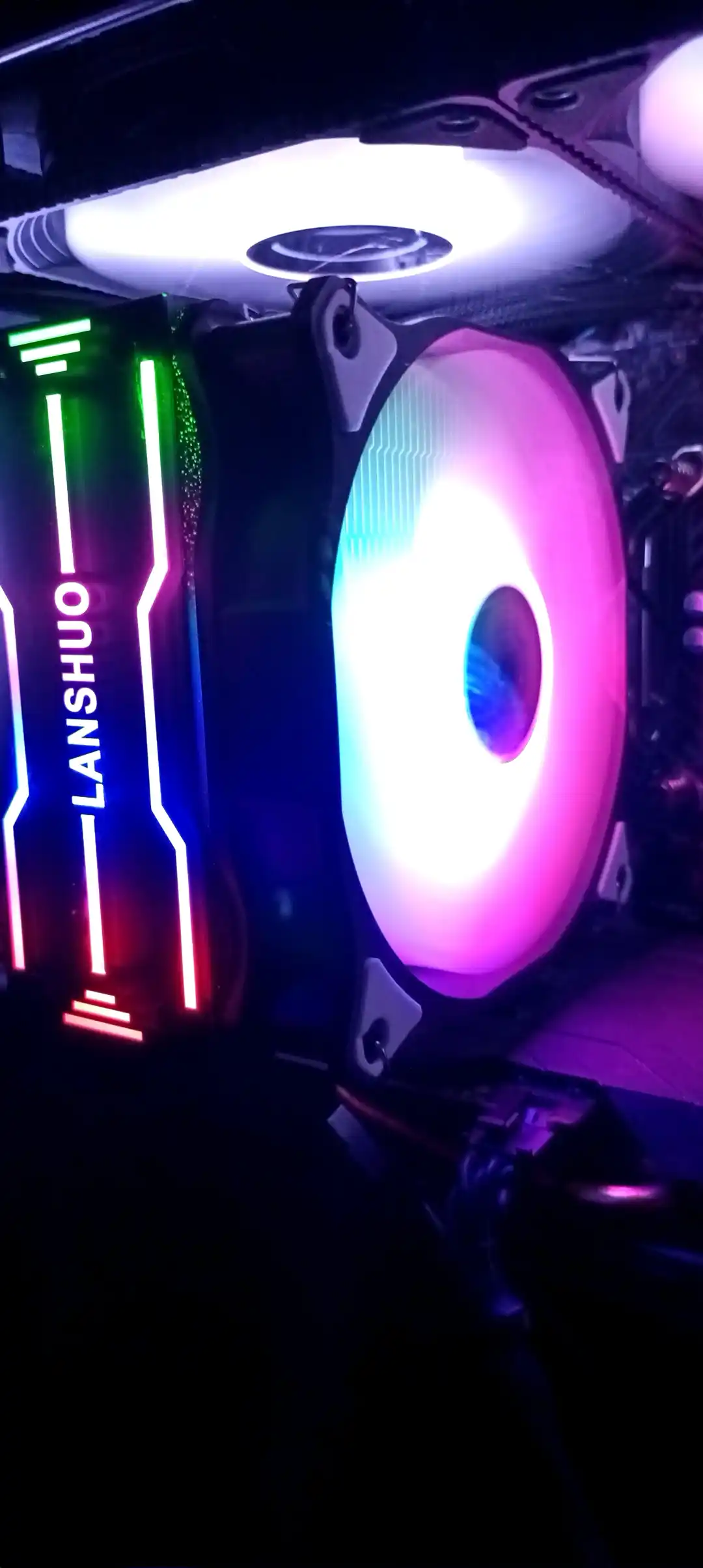 Кулер LANSHUO для процессора Intel Amd С RGB подсветкой