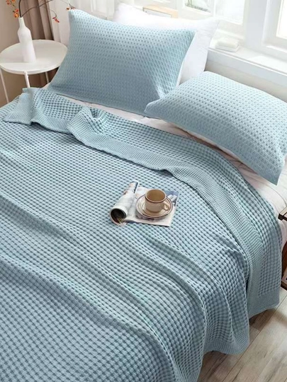 Одеяло-полотенце из чистой хлопковой пряжи, 150*200 см, 200*230 см — QUILT-MODEL1-СВЕТСИН-SIZE2