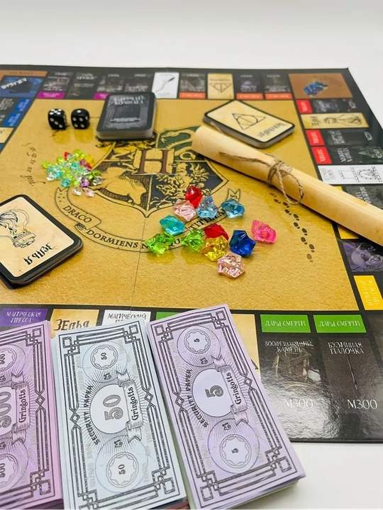 Настольная игра Монополия "Harry Poter"  для детей и взрослых