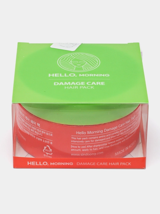 Hello, Morning Damage Care Hair Pack Маска-концентрат для ухода за поврежденными волосами