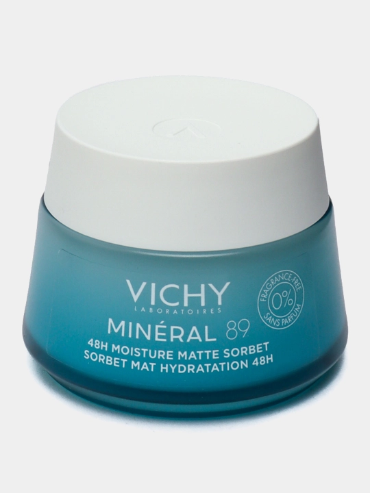 Матирующий гель-сорбет для лица Vichy Mineral, с увлажнением 48 ч, 50 мл