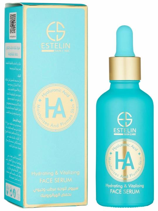 Yuz uchun zardob Hyaluronic acid hydrating & vitalizing face serum, 50 ml