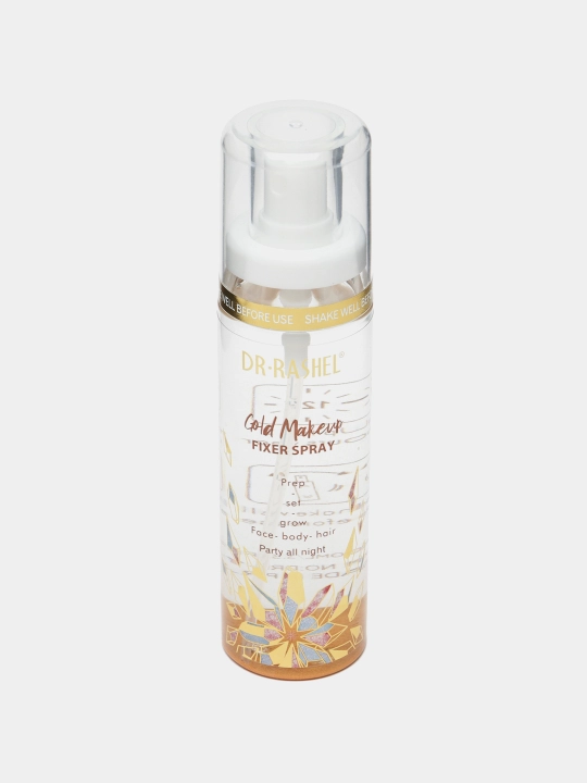 Yuz makiyaj uchun, namlovchi fiksator sprey, Dr.Rashel Gold va Pink, 100 ml