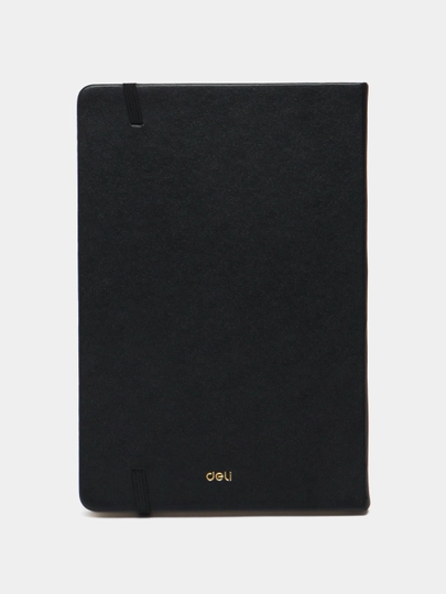 Ежедневник Deli, A5, 96 листов, 70 гр, EN112L, Black — ДЕЛИ-P140879-ПРОЗР