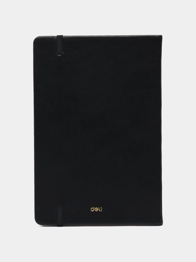 Ежедневник A5-80л,70гр Deli EN111L Black — ДЕЛИ-P140F93-ПРОЗР