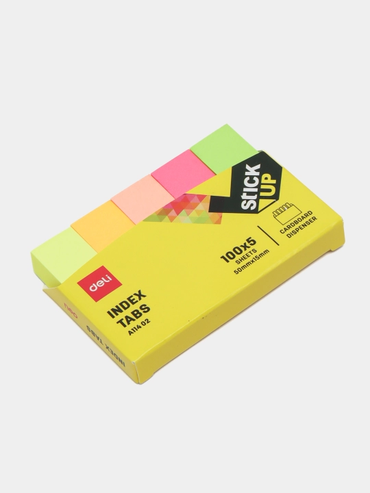 Deli EA11402 o‘zi yopishadigan rangli qog‘ozi, 50x12 mm o‘lchamda