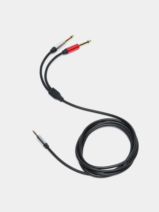 Mini-Jek 3.5 kabeli Stereo - 2 Jek 6.3 monо Ugreen, 1 m