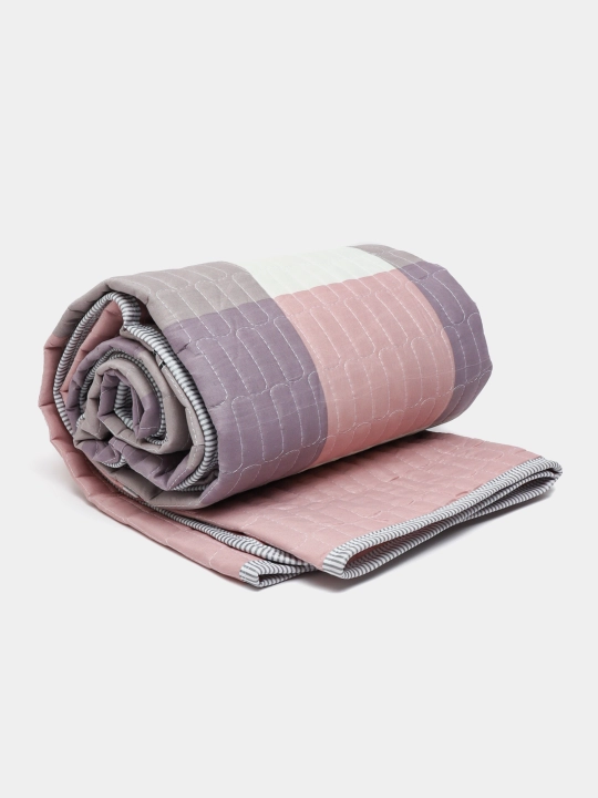 Pled bambuk yotoq uchun naqshli dekorativ bir kishilik