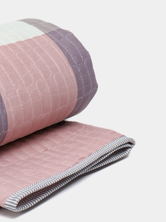 Pled bambuk yotoq uchun naqshli dekorativ bir kishilik