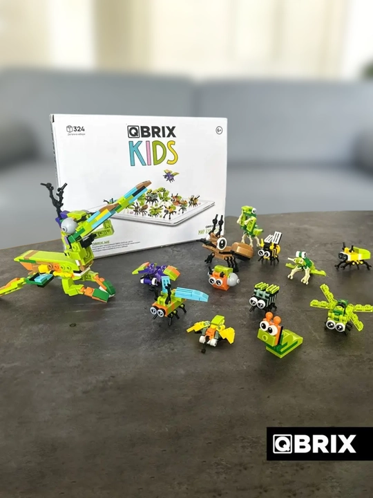 Конструктор детский, развивающий, игровой набор QBRIX Kids
