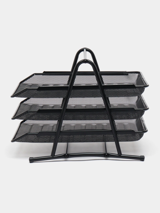 Deli E9181 metall gorizontal lotogi, 3 qavatli, 27,5 sm