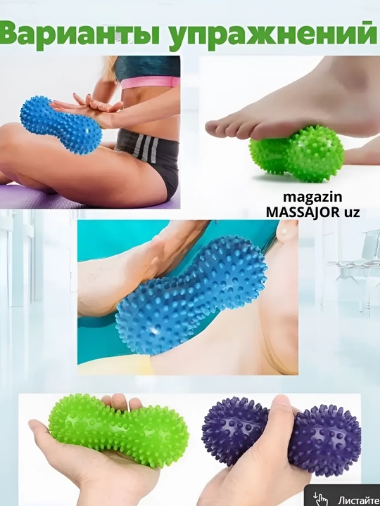 Massaj to'p iktali MFR, fitnes, yoga uchun, kattalar va bolalar uchun