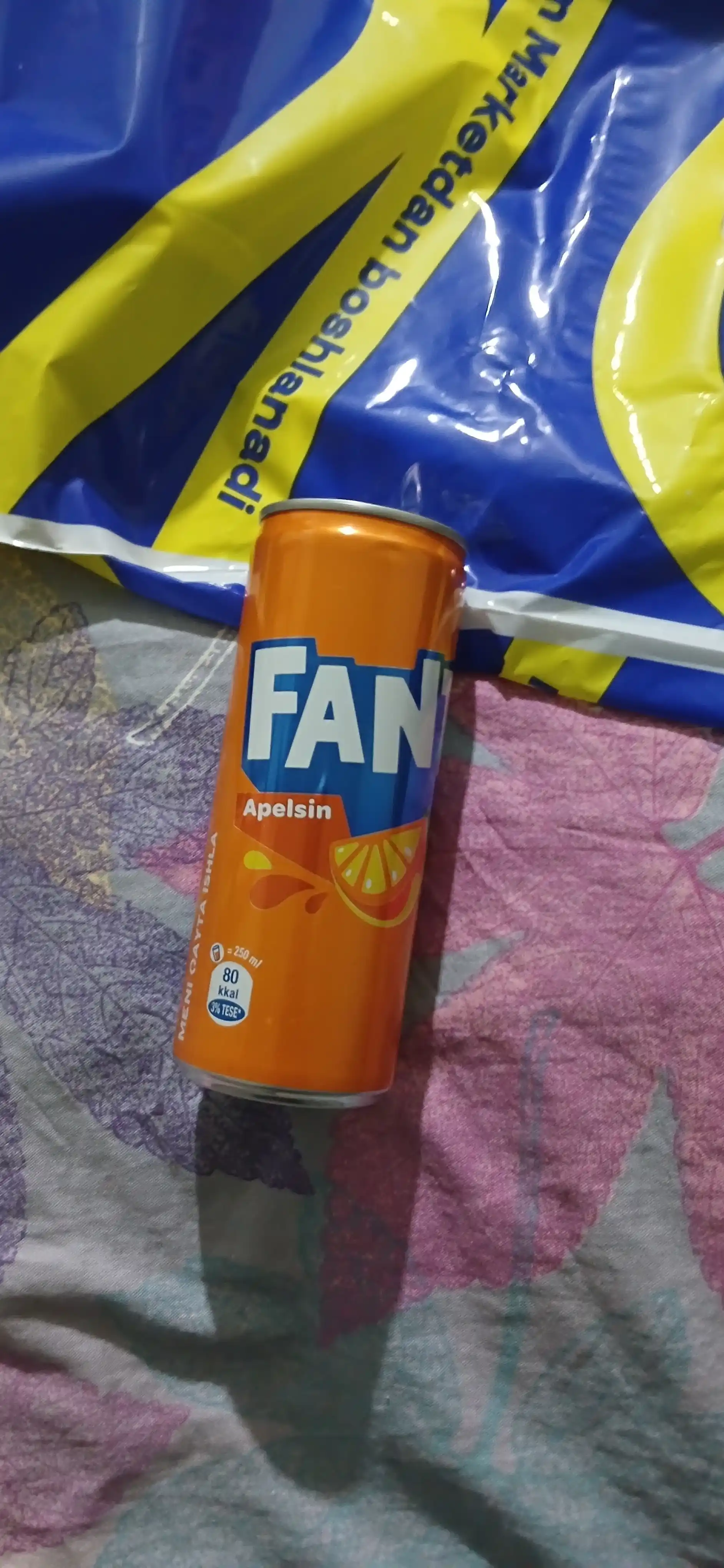 Gazlangan ichimlik Fanta Orange, 250 ml