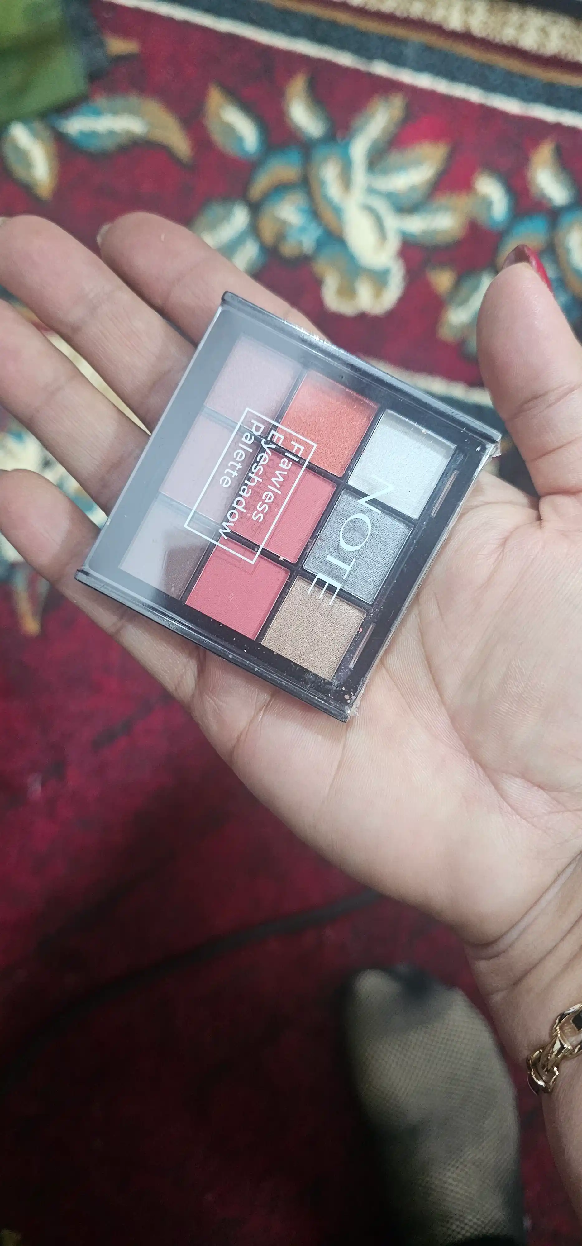 Палетка теней для век NOTE FLAWLESS EYESHADOW PALETTE, 02, 0.79 г, x9