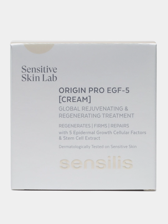Sensilis Origin Pro EGF-5 ajinlarga qarshi yoshartiruvchi yuz kremi, 50 ml