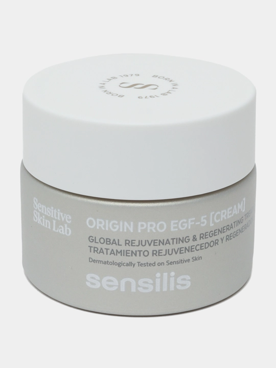 Sensilis Origin Pro EGF-5 ajinlarga qarshi yoshartiruvchi yuz kremi, 50 ml