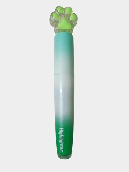 Mushuk panjasi shaklidagi marker, matnni yoritgich, pastel ranglardagi - 