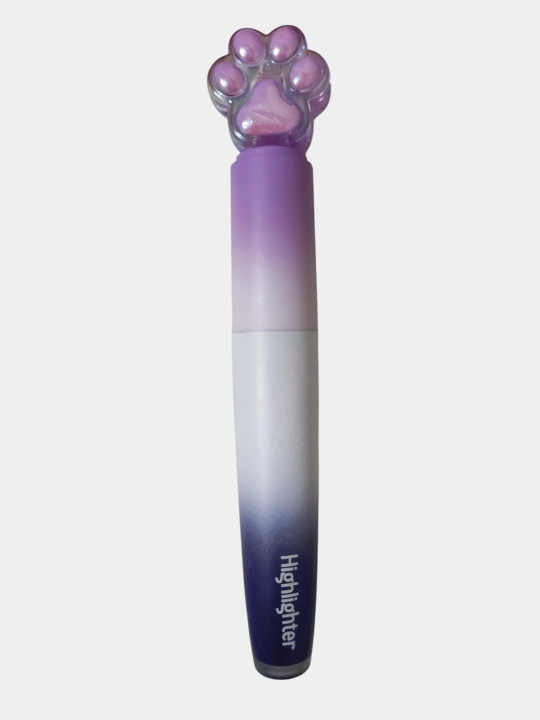 Mushuk panjasi shaklidagi marker, matnni yoritgich, pastel ranglardagi - 