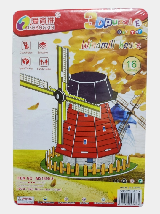 3D konstruktor, uy qurish, boshqotirma