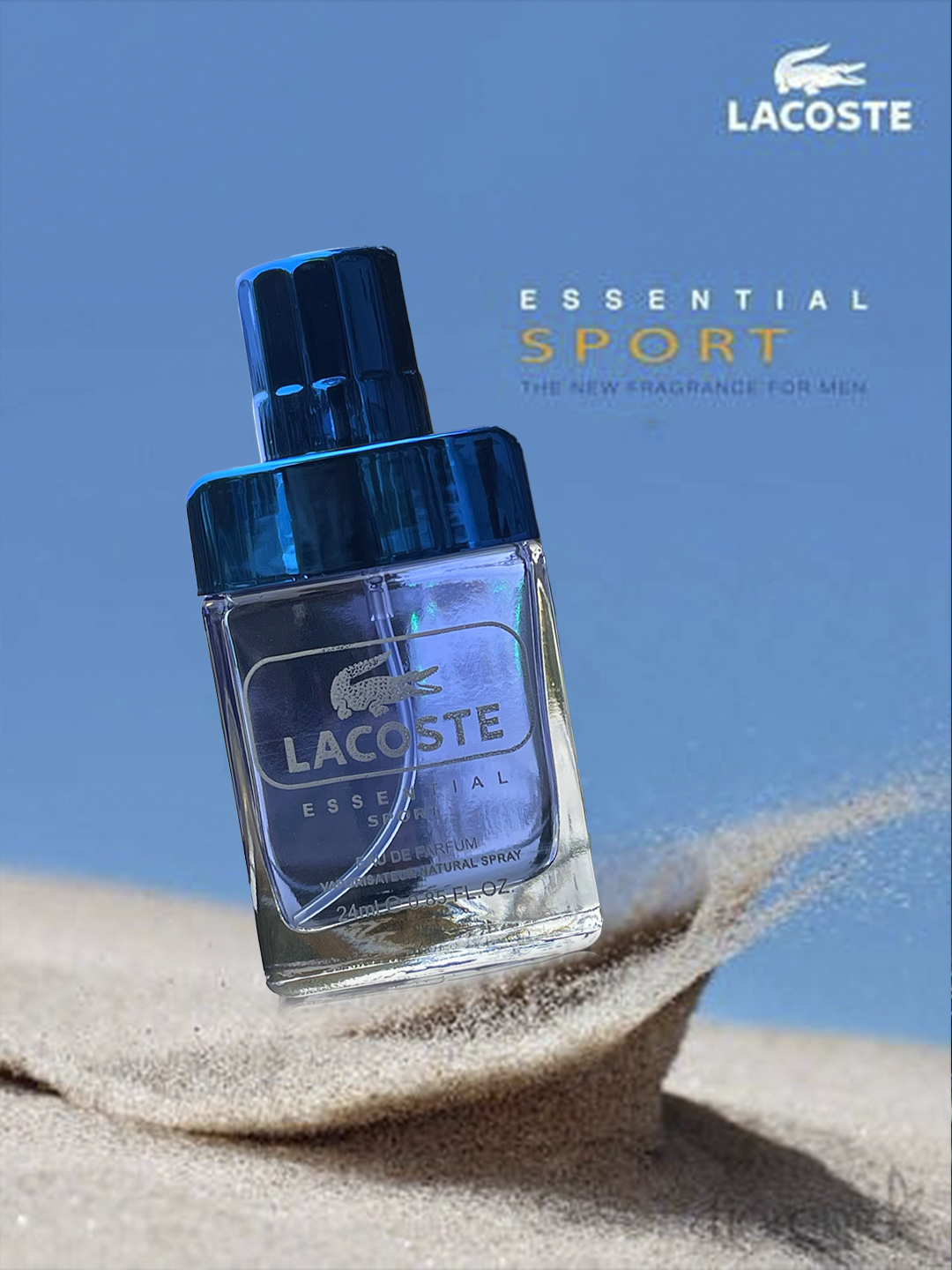 Парфюмерная вода для мужчин LACOSTE ESSENTIAL SPORT, пробник мини духи