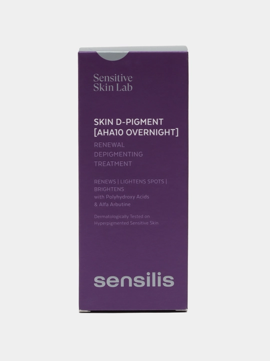 Крем от пигментных пятен Sensilis Skin D-Pigment AHA10 Overnight, 30 мл