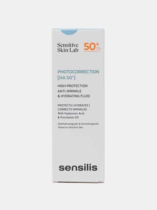 Солнцезащитный крем-флюид для лица SPF 50+ Sensilis Photocorrection HA+, 50 мл