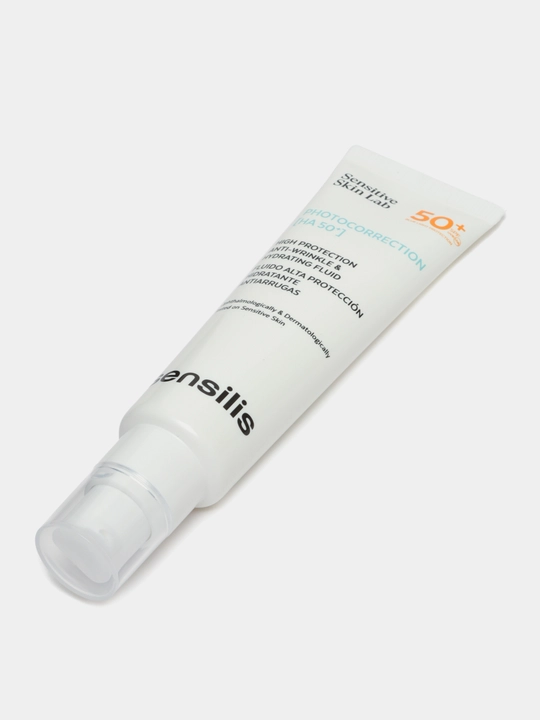 Солнцезащитный крем-флюид для лица SPF 50+ Sensilis Photocorrection HA+, 50 мл