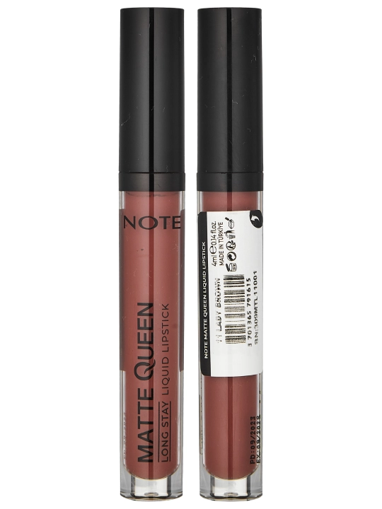 Губная помада NOTE MATTE QUEEN LIQUID LIPSTICK, матовая, стойкая, жидкая, 5 г