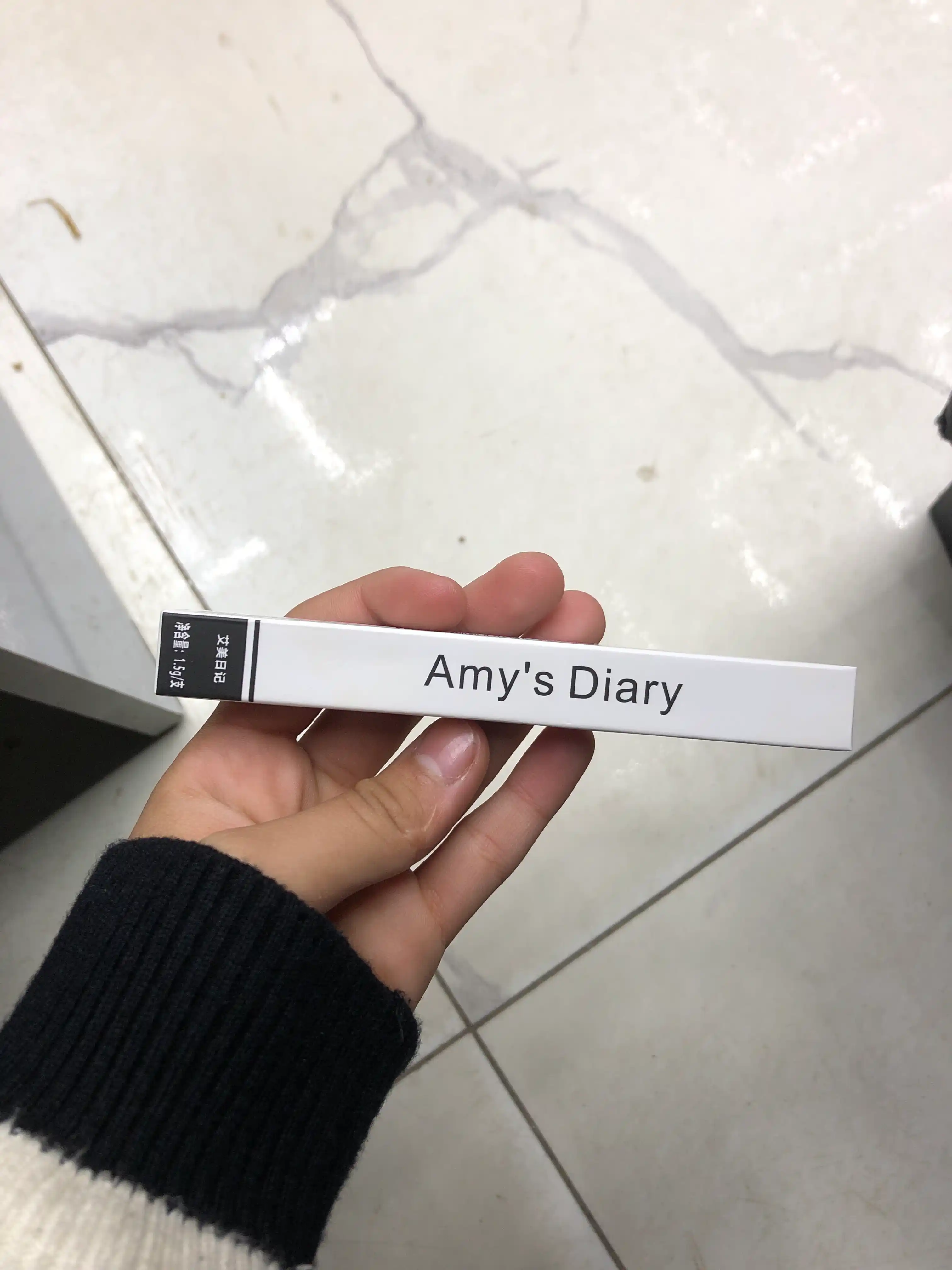 Kipriklar uchun tush Amy's Diary, suv o'tkazmaydigan, o'ta yupqa, uzaytiruvchi, qora
