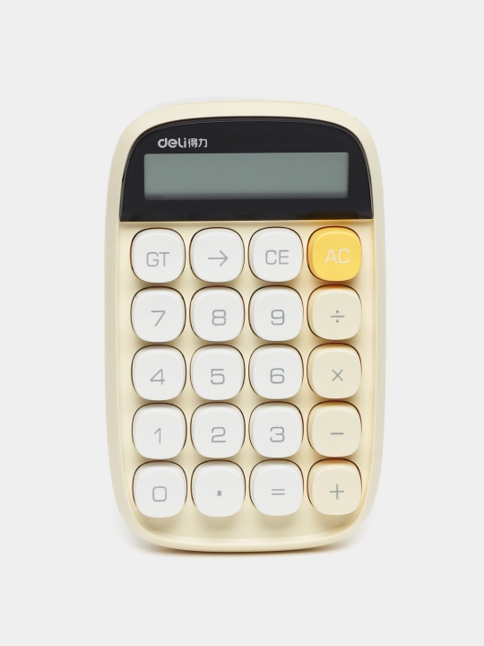 Deli kalkulyatori, 10 xonali, 149×92×31 mm, TE35, Yellow