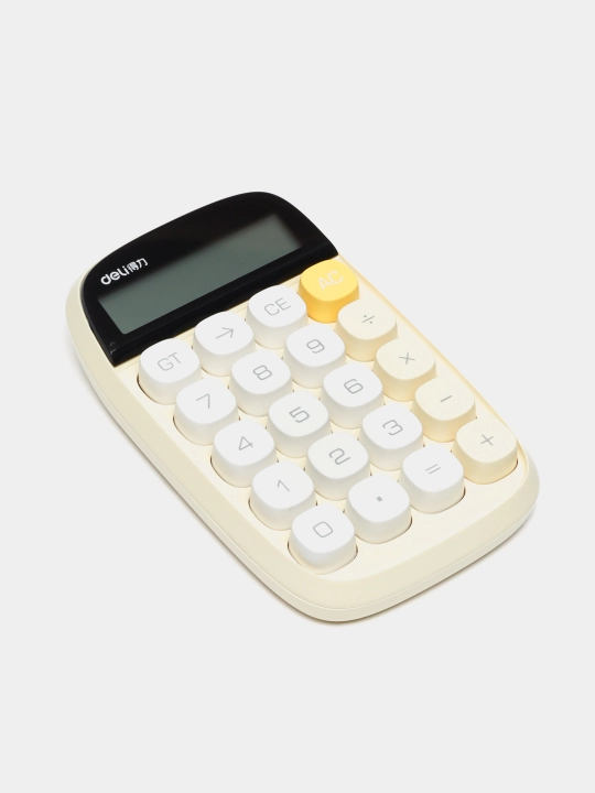 Deli kalkulyatori, 10 xonali, 149×92×31 mm, TE35, Yellow