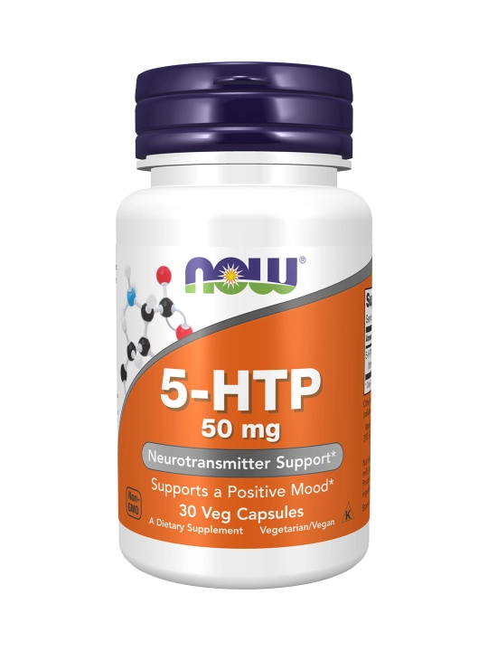 NOW Foods 5-гидрокситриптофан 5-HTP, 50 мг натуральная поддержка настроения, 90 капсул