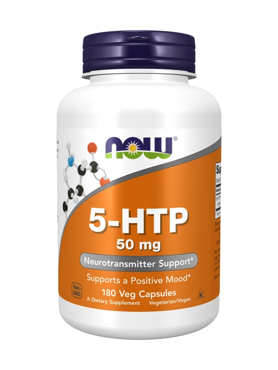 NOW Foods 5-гидрокситриптофан 5-HTP, 50 мг натуральная поддержка настроения, 90 капсул