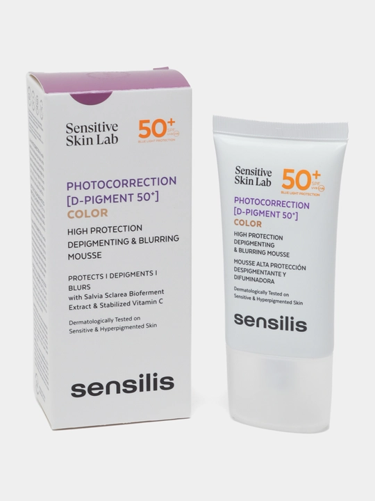 Тонирующий мусс Sensilis Photocorrection D-Pigment SPF 50+ Color, 40 мл