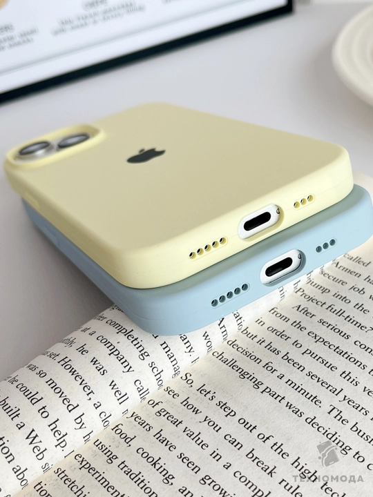 Силиконовый чехол с логотипом для iPhone 11–18 серий