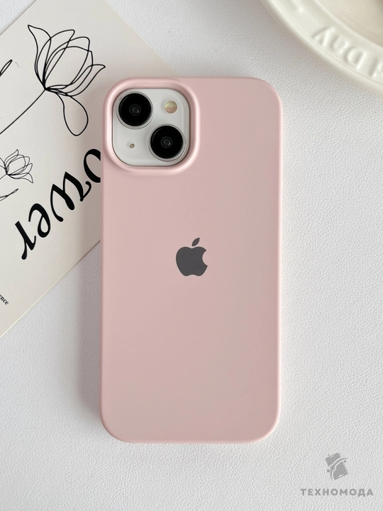 Силиконовый чехол с логотипом для iPhone 11–18 серий - 