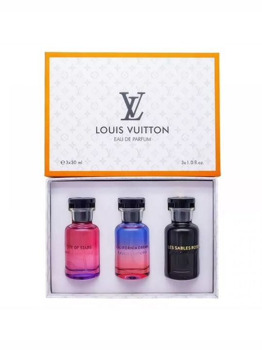 Ayollar va qizlar uchun LOUIS VUITTON sovg'abop to'plam, parfyumlangan suv, 3x30 ml - 