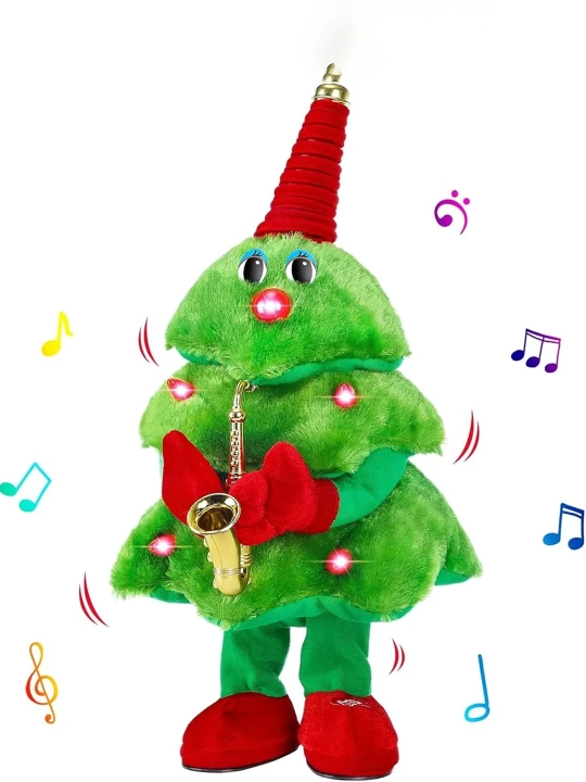 Yangi yil bayrami uchun musiqali, raqs tushadigan o‘yinchoqlar