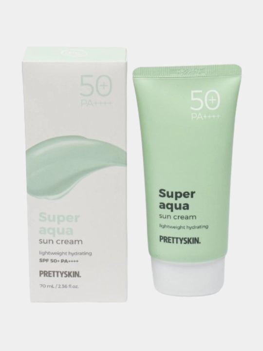 Pretty Skin Yuz uchun namlovchi, quyoshdan himoyalovchi krem SPF50+ PA++++ 4 xil, 70 ml