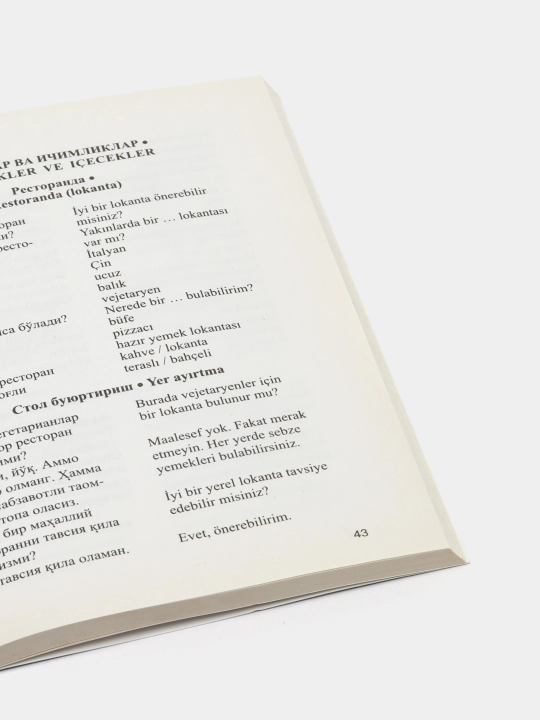 O'zbekcha, ruscha, inglizcha, turkcha lug'at