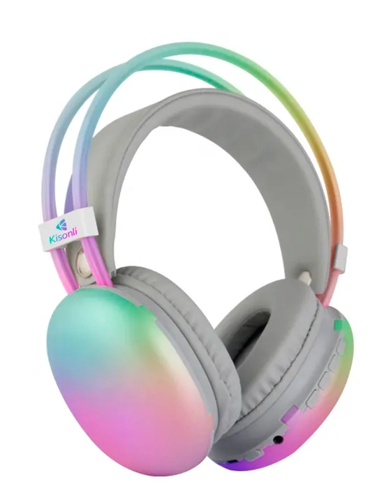 Simsiz naushniklar Kisonli A10 RGB super bass modeli, faol shovqinni bekor qilish - 