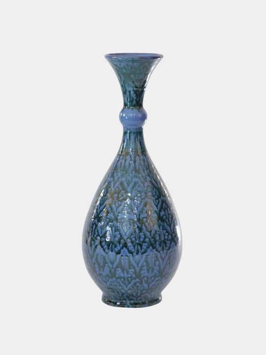 Gul naqshli guldon, qo'l mehnati