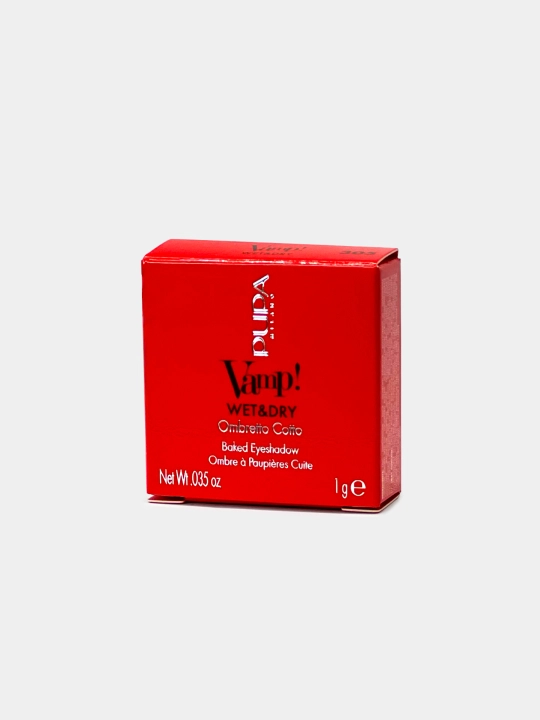 Qovoqlar uchun pishirilgan tenlar PUPA VAMP! WET&DRY EYESHADOW,  305 Anthracite Grey, 1 g