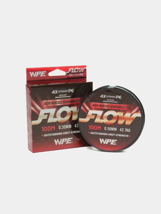 W.P.E FLOW 4X 100 m baliq ovlash pletenka shnuri