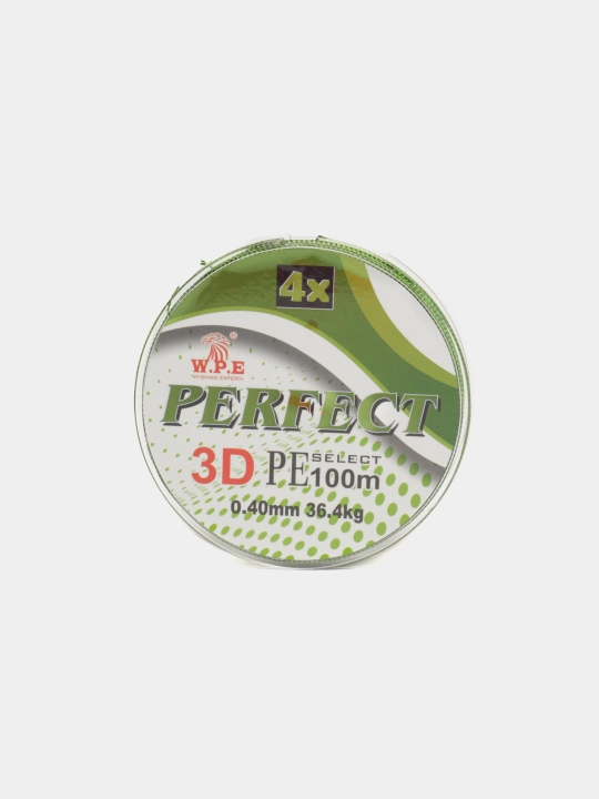 W.P.E PERFECT 4X 100 m li spinning va yashil fider uchun to‘qilgan arqon