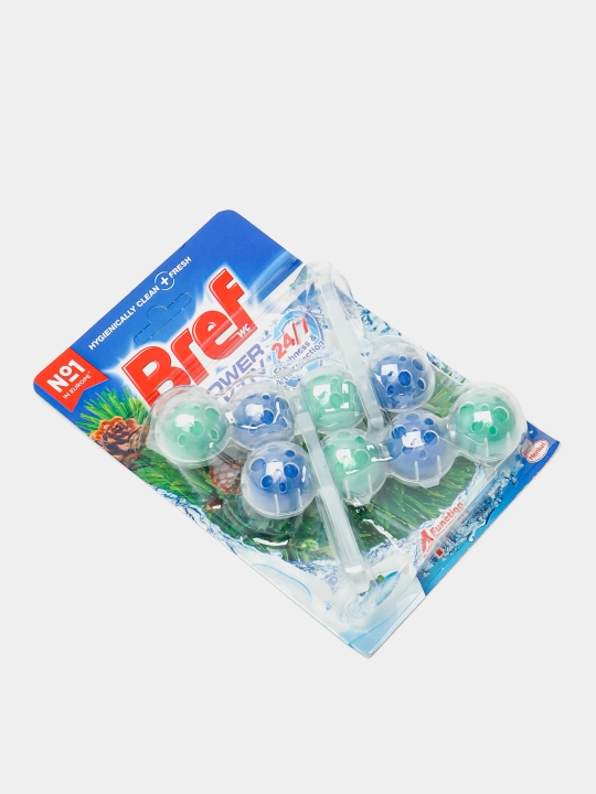 Hojatxona bloki Bref Power Aktiv Pine, 2 * 50 g