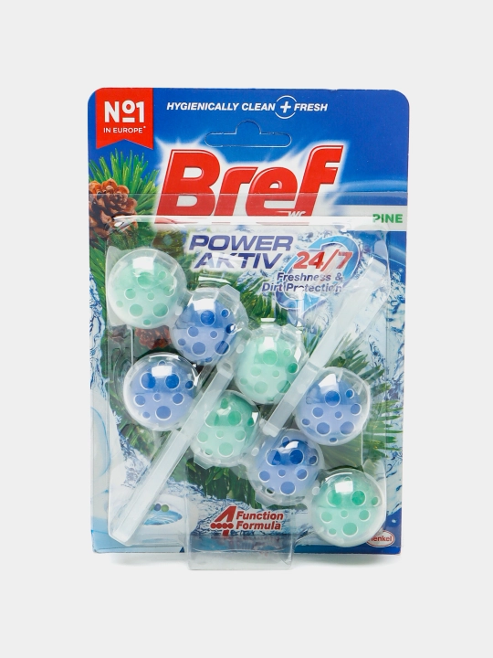 Hojatxona bloki Bref Power Aktiv Pine, 2 * 50 g